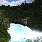 Die Huka Falls in Taupo